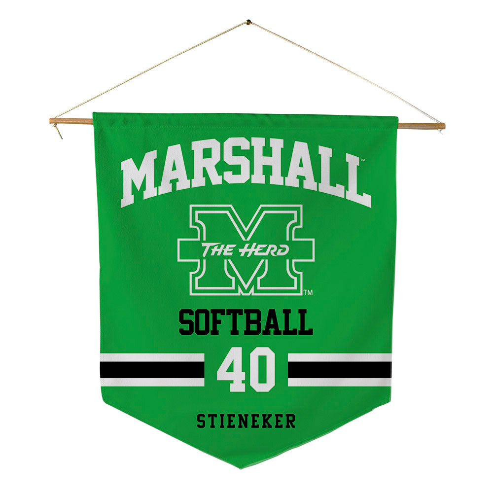 Marshall - NCAA Softball : Addison Stieneker - Pennant - 18" x 21"-0