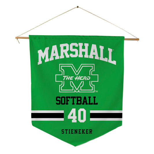 Marshall - NCAA Softball : Addison Stieneker - Pennant - 18" x 21"-0