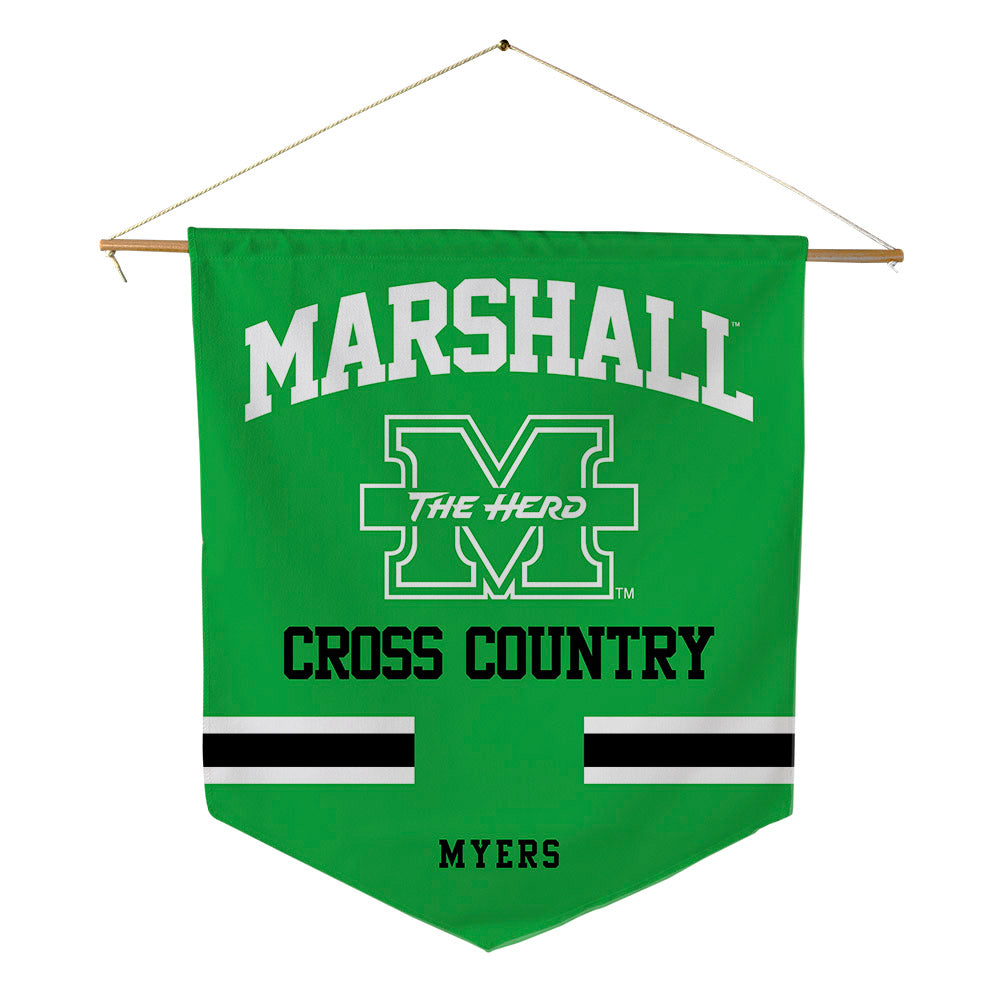 Marshall - NCAA Men's Cross Country : Conner Myers - Pennant - 18" x 21"-0