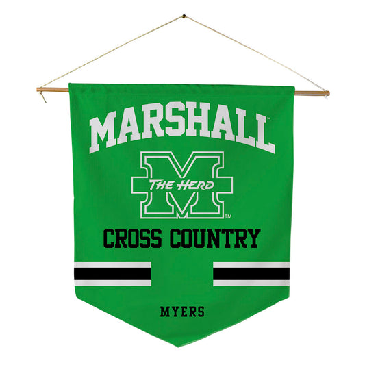 Marshall - NCAA Men's Cross Country : Conner Myers - Pennant - 18" x 21"-0
