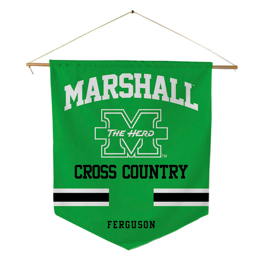 Marshall - NCAA Men's Cross Country : Garrett Ferguson - Pennant - 18" x 21"-0