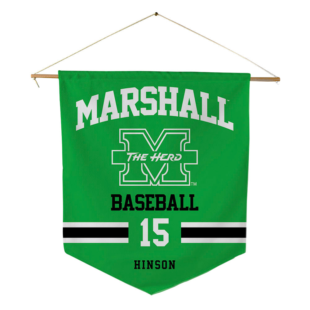 Marshall - NCAA Baseball : Cooper Hinson - Pennant - 18" x 21"-0
