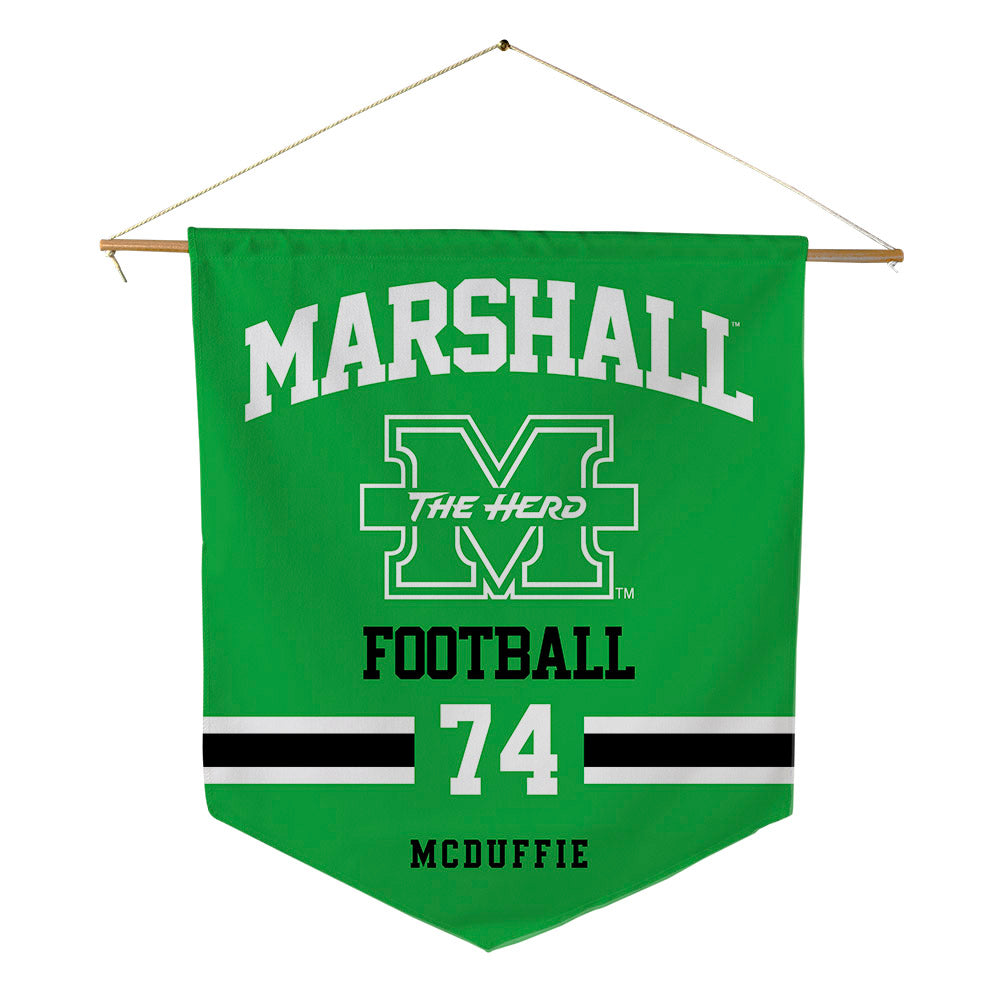 Marshall - NCAA Football : Tyler McDuffie - Pennant - 18" x 21"-0