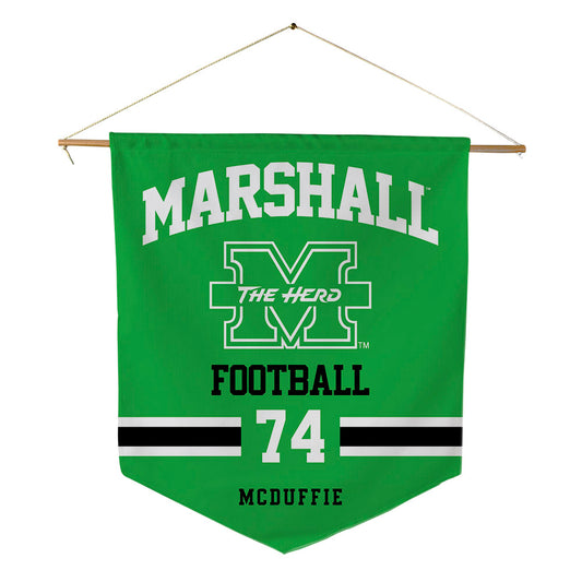 Marshall - NCAA Football : Tyler McDuffie - Pennant - 18" x 21"-0