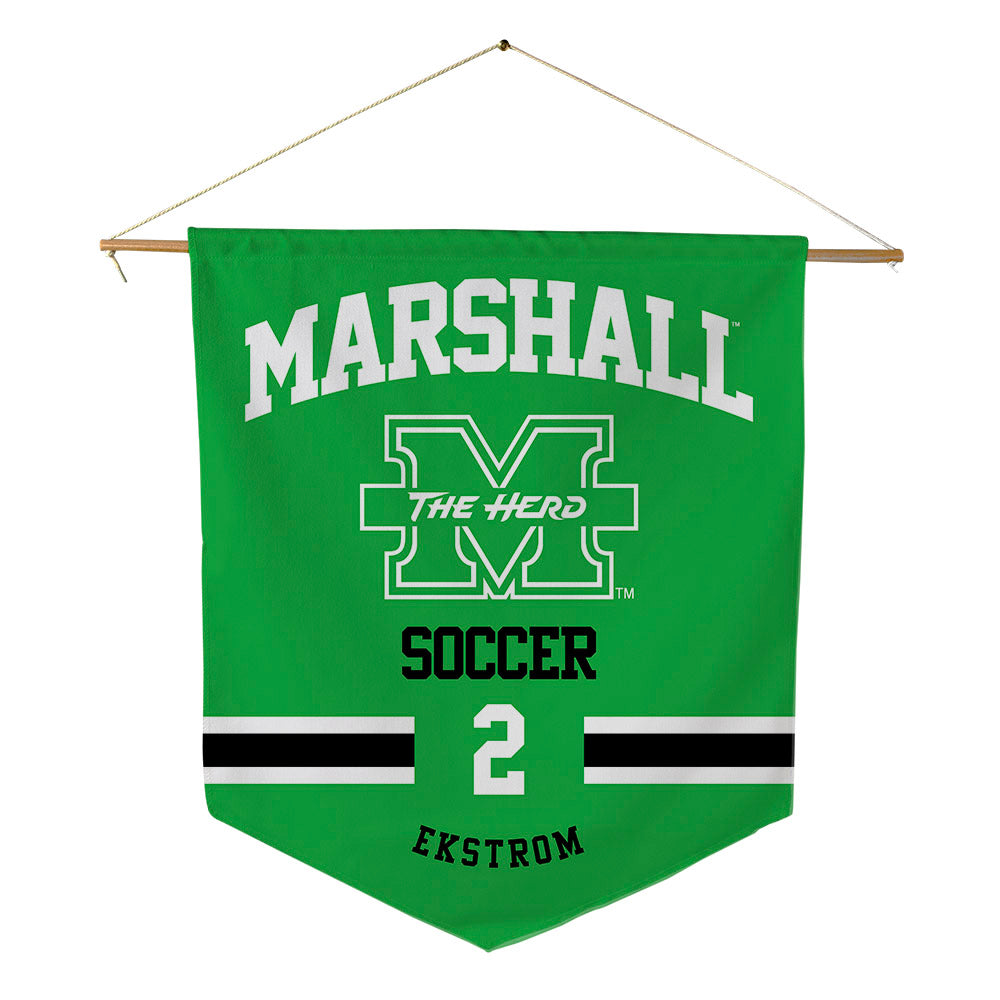 Marshall - NCAA Women's Soccer : Kajsa Ekstrom - Pennant - 18" x 21"-0