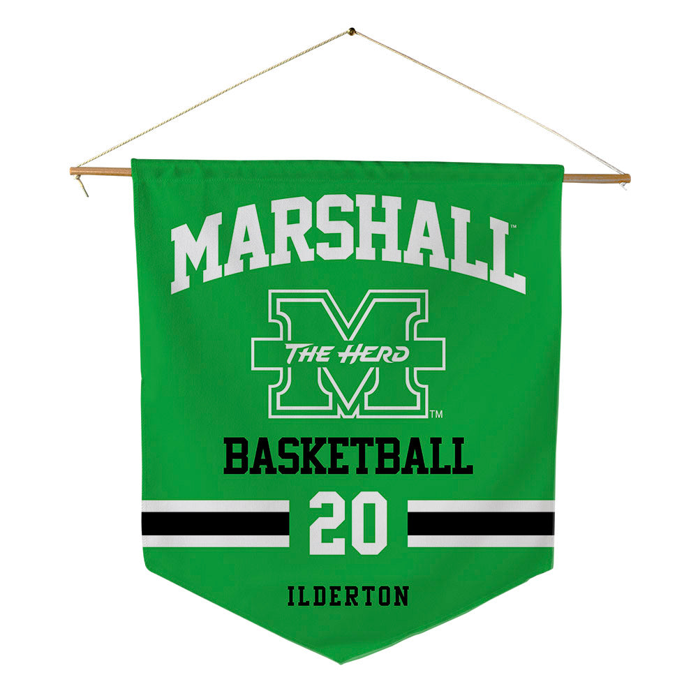 Marshall - NCAA Women's Basketball : Peytom Ilderton - Pennant - 18" x 21"-0