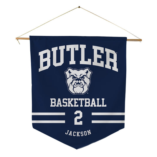 Butler - NCAA Men's Basketball : Jalen Jackson - Pennant - 18" x 21"-0