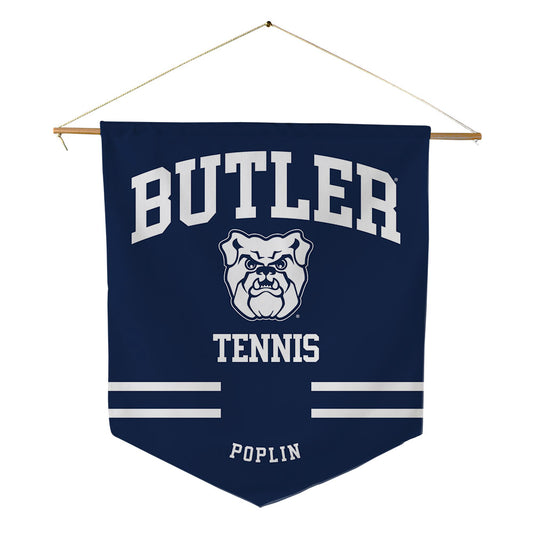Butler - NCAA Women's Tennis : Hailey Poplin - Pennant - 18" x 21"-0