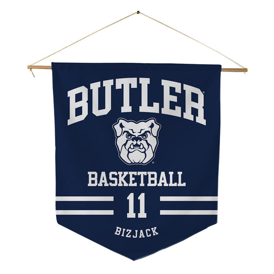 Butler - NCAA Men's Basketball : Finley Bizjack - Pennant - 18" x 21"-0