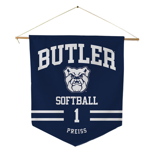 Butler - NCAA Softball : Kayla Preiss - Pennant - 18" x 21"-0