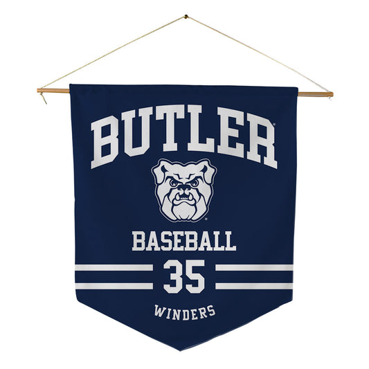Butler - NCAA Baseball : Max Winders - Pennant - 18" x 21"-0