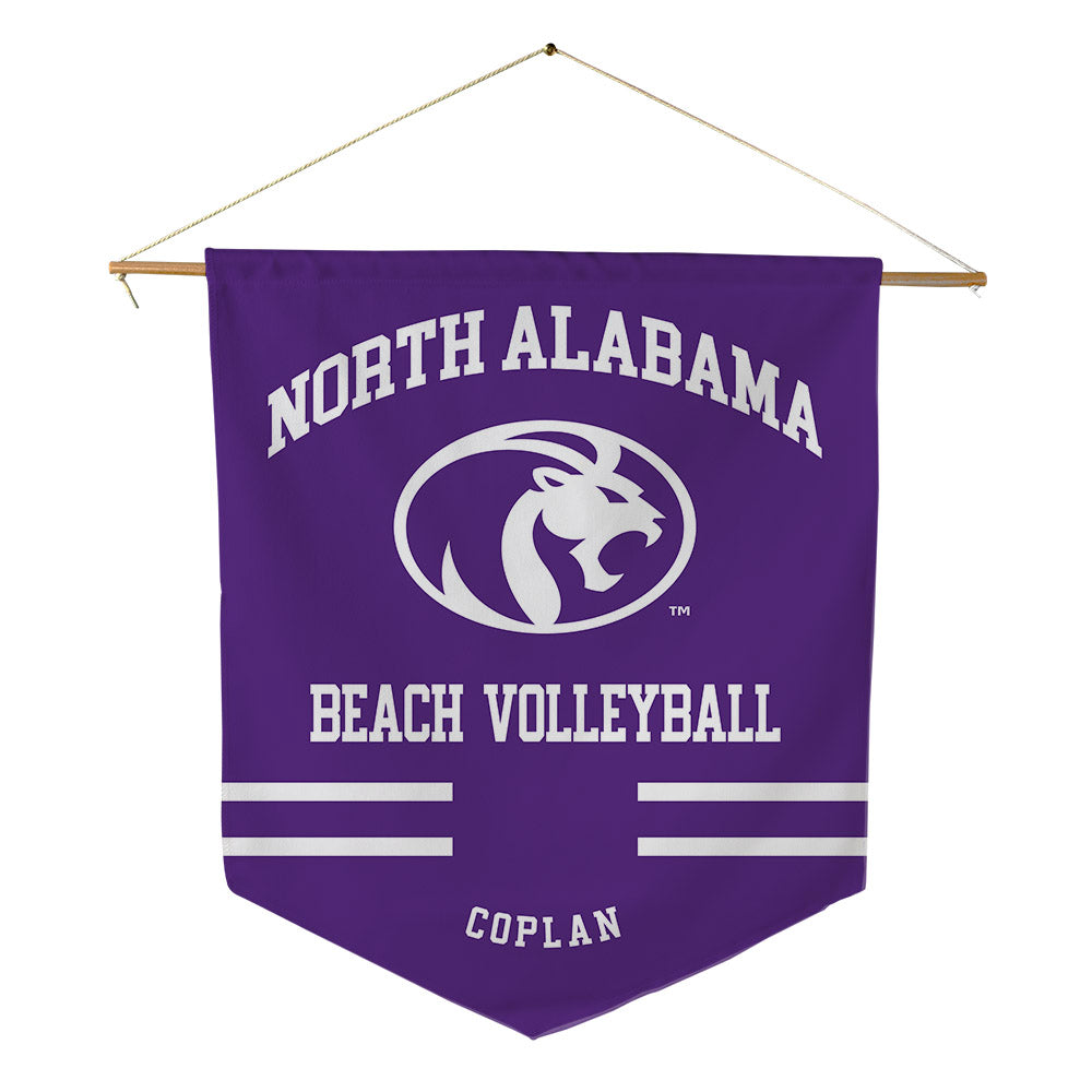 North Alabama - NCAA Beach Volleyball : Izzy Coplan - Pennant - 18" x 21"-0