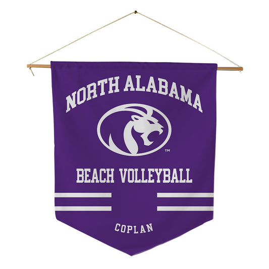 North Alabama - NCAA Beach Volleyball : Izzy Coplan - Pennant - 18" x 21"-0