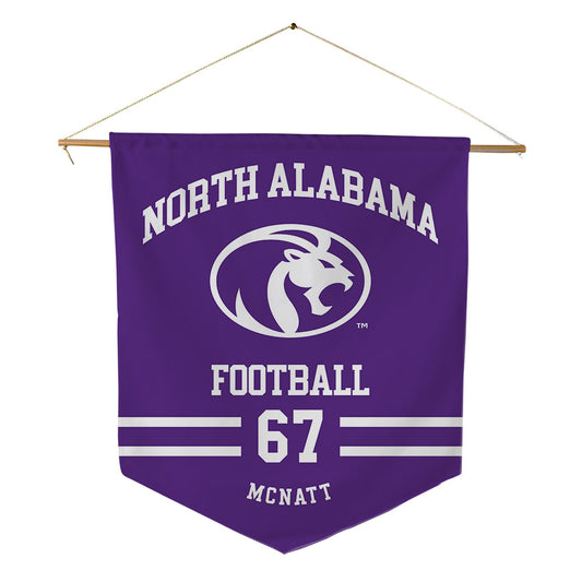North Alabama - NCAA Football : Shane McNatt - Pennant - 18" x 21"-0