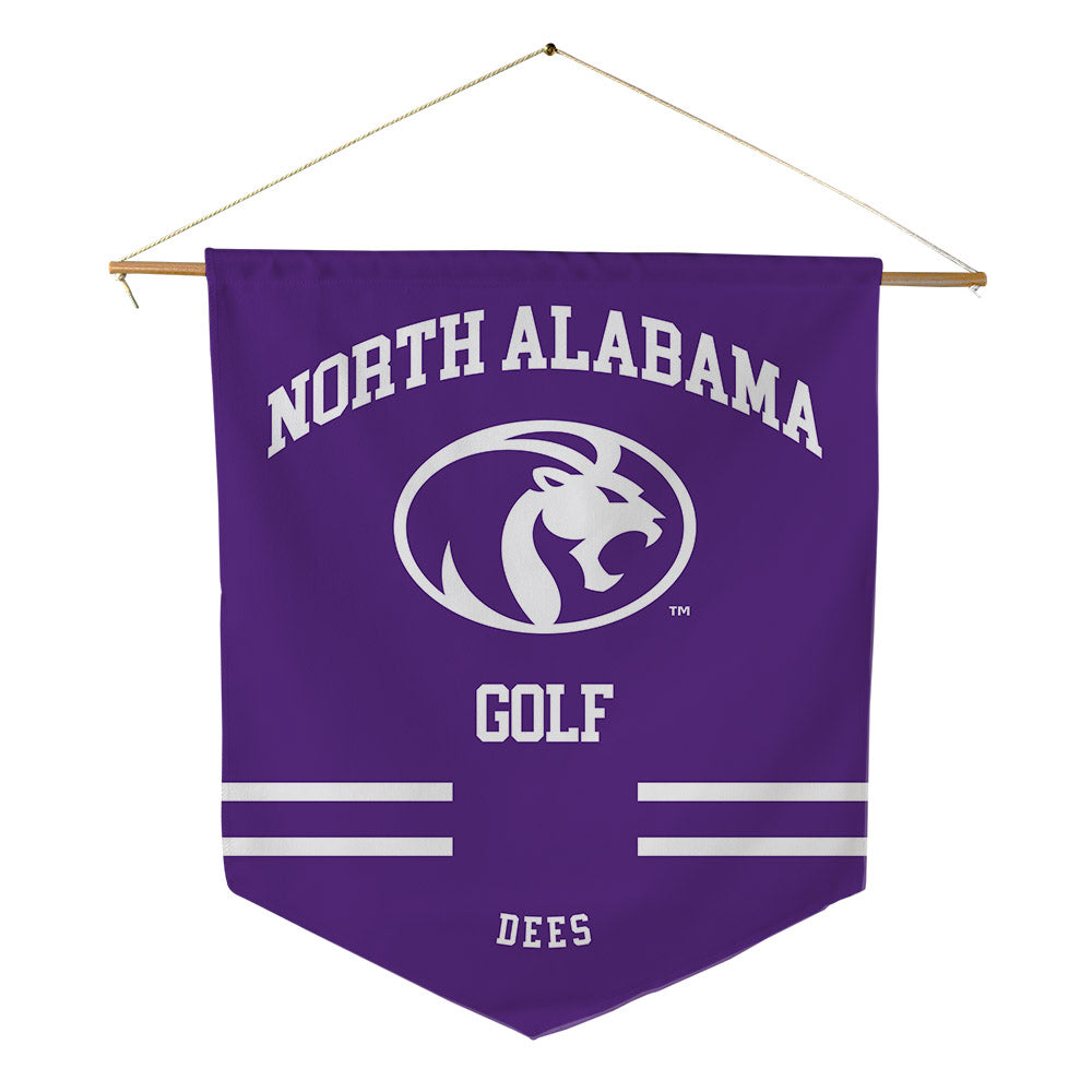 North Alabama - NCAA Women's Golf : Hannah Dees - Pennant - 18" x 21"-0