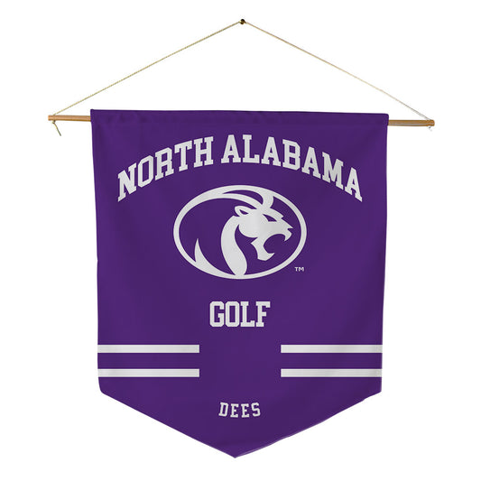 North Alabama - NCAA Women's Golf : Hannah Dees - Pennant - 18" x 21"-0