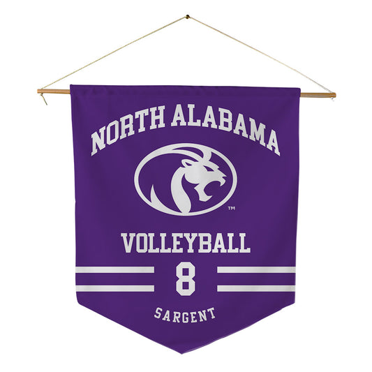 North Alabama - NCAA Women's Volleyball : Nicole Sargent - Pennant - 18" x 21"-0