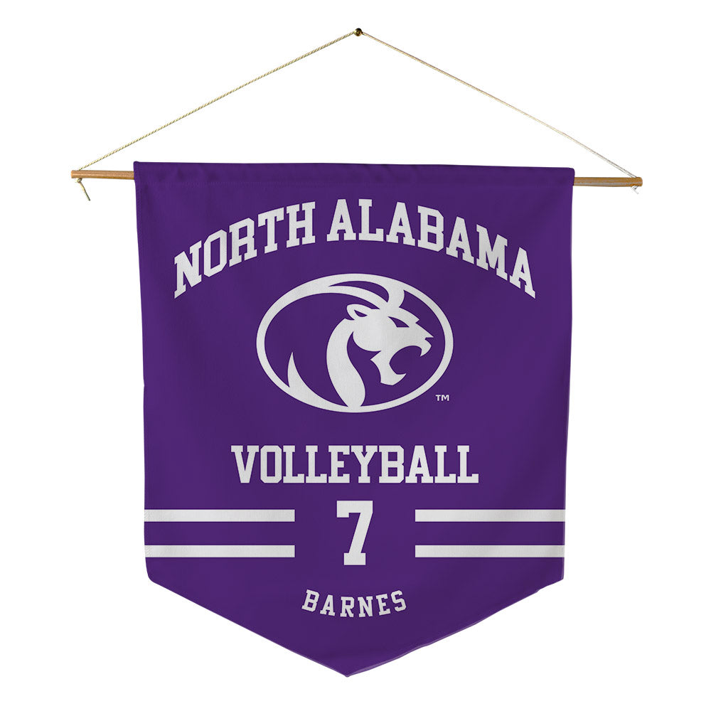 North Alabama - NCAA Women's Volleyball : Kendall Barnes - Pennant - 18" x 21"-0