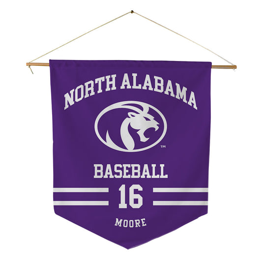 North Alabama - NCAA Baseball : Ethan Moore Moore - Pennant - 18" x 21"-0