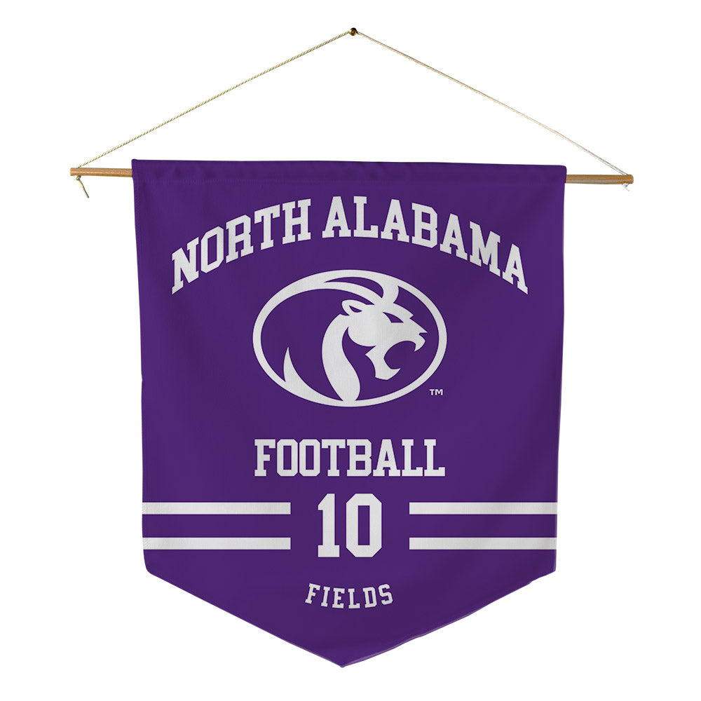North Alabama - NCAA Football : KJ fields - Pennant - 18" x 21"-0