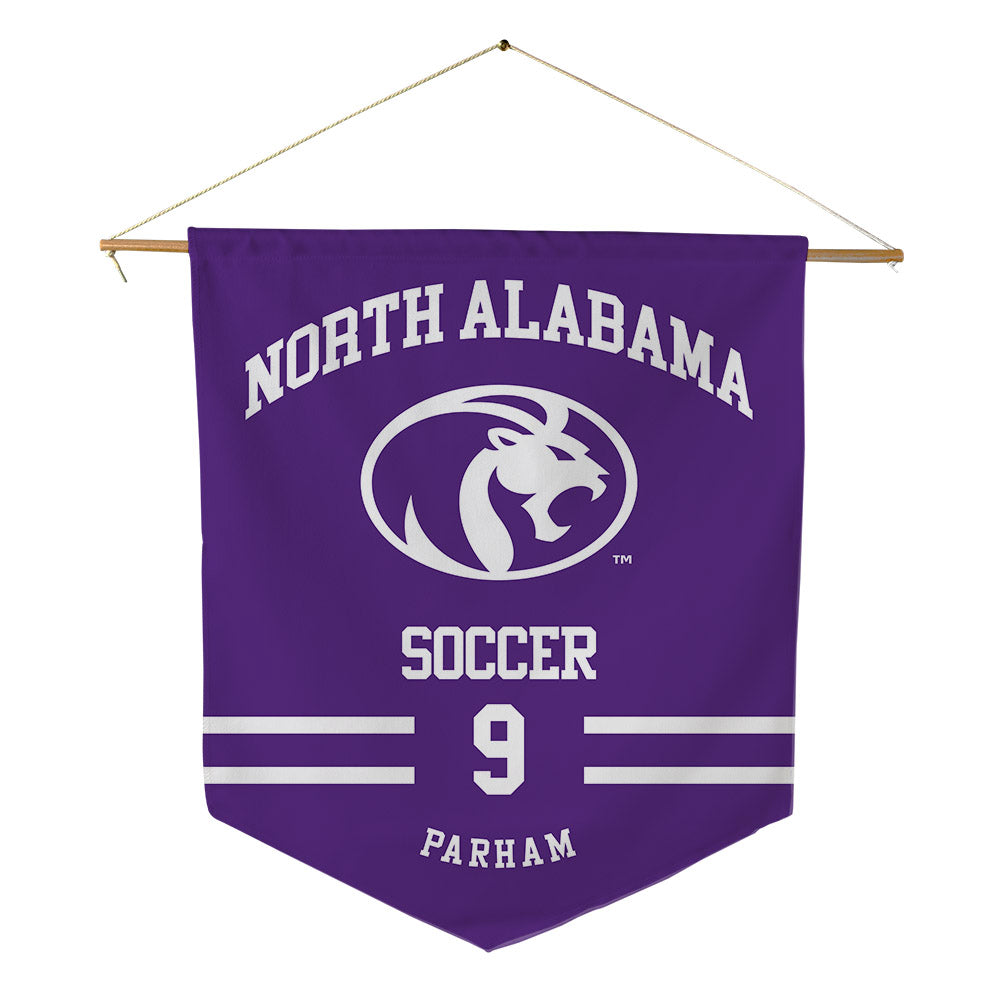 North Alabama - NCAA Women's Soccer : Molly Parham - Pennant - 18" x 21"-0