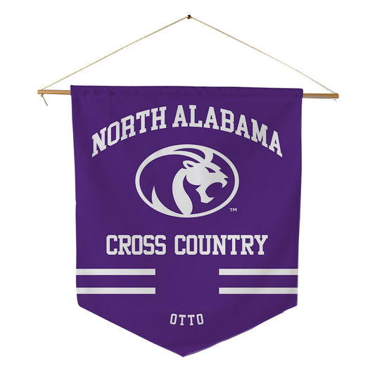 North Alabama - NCAA Men's Cross Country : Owen Otto - Pennant - 18" x 21"-0