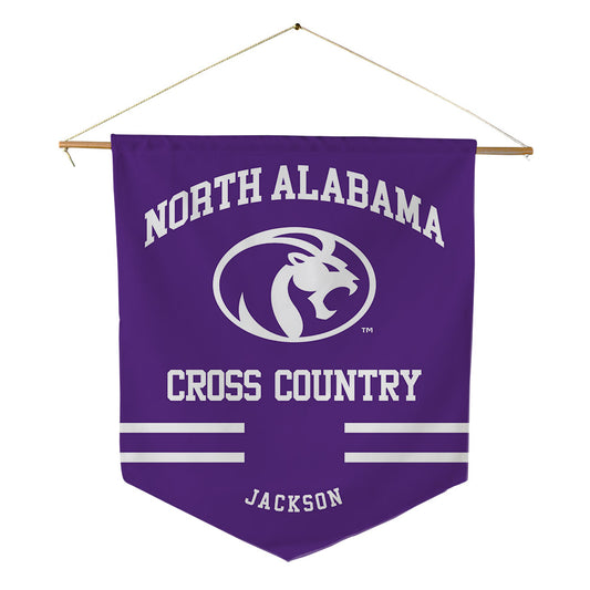 North Alabama - NCAA Men's Cross Country : Connor Jackson - Pennant - 18" x 21"-0