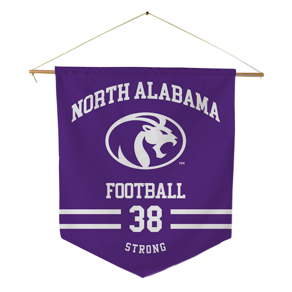 North Alabama - NCAA Football : Nic Strong - Pennant - 18" x 21"-0