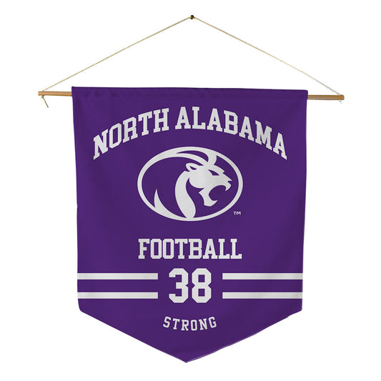 North Alabama - NCAA Football : Nic Strong - Pennant - 18" x 21"-0