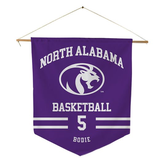 North Alabama - NCAA Men's Basketball : Kedar Bodie - Pennant - 18" x 21"-0