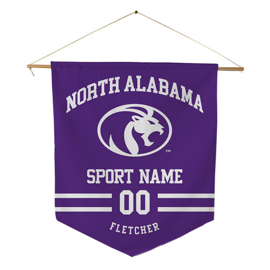 North Alabama - NCAA Football : Azariah Fletcher - Pennant - 18" x 21"-0
