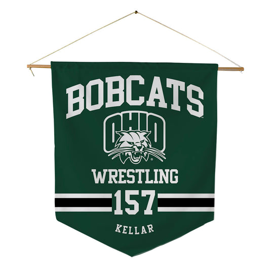 Ohio - NCAA Wrestling : Peyten Kellar - Pennant - 18" x 21"-0
