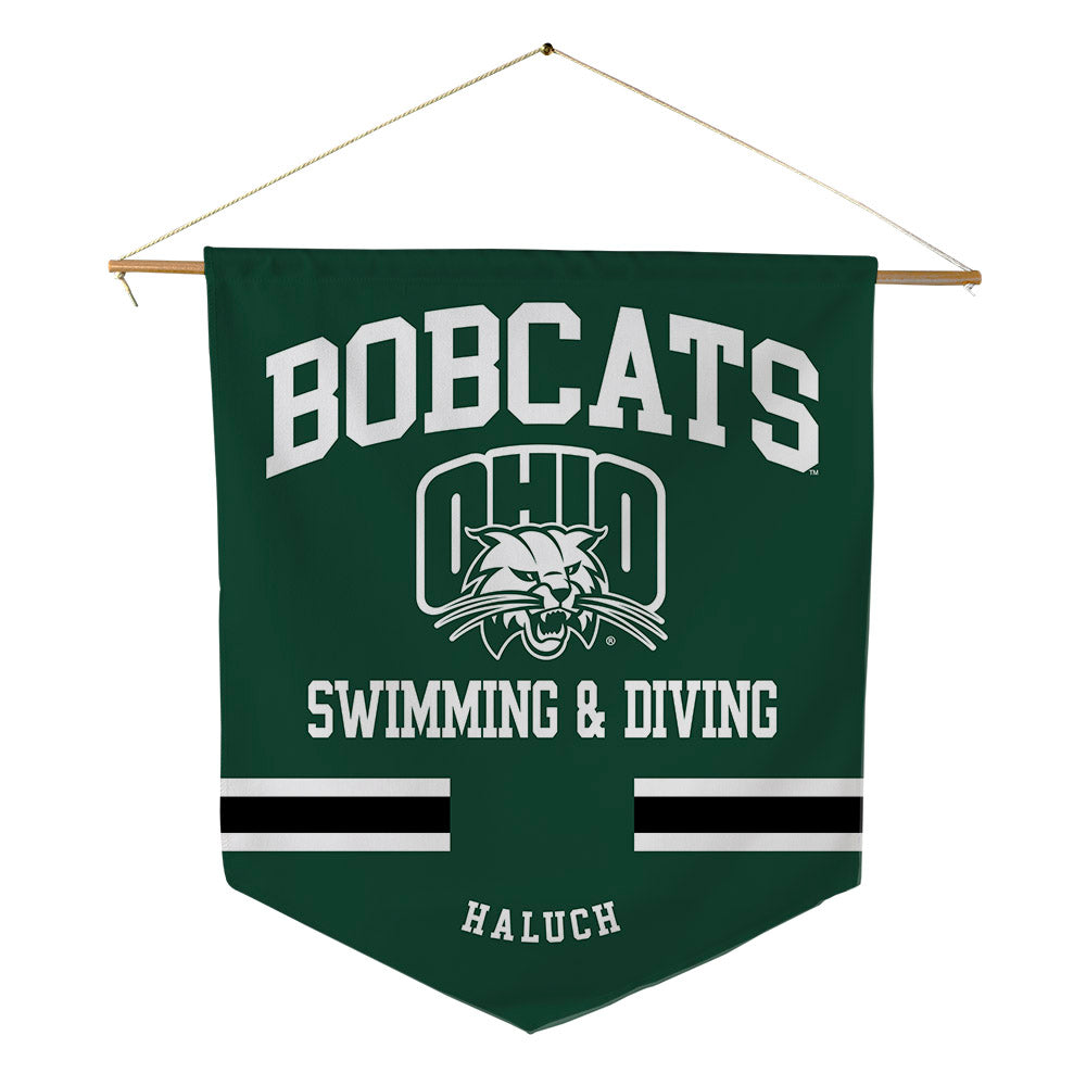 Ohio - NCAA Women's Swimming & Diving : Annie Haluch - Pennant - 18" x 21"-0