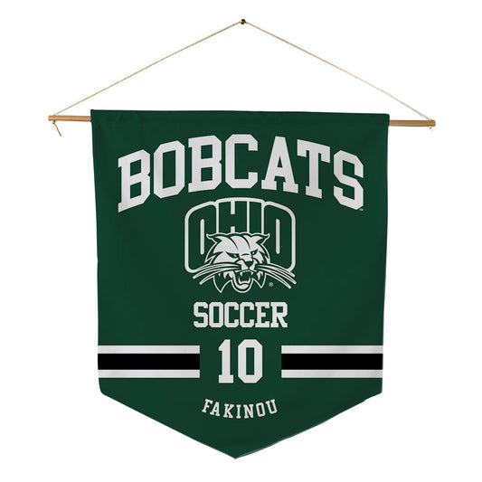 Ohio - NCAA Women's Soccer : Iro Fakinou - Pennant - 18" x 21"-0