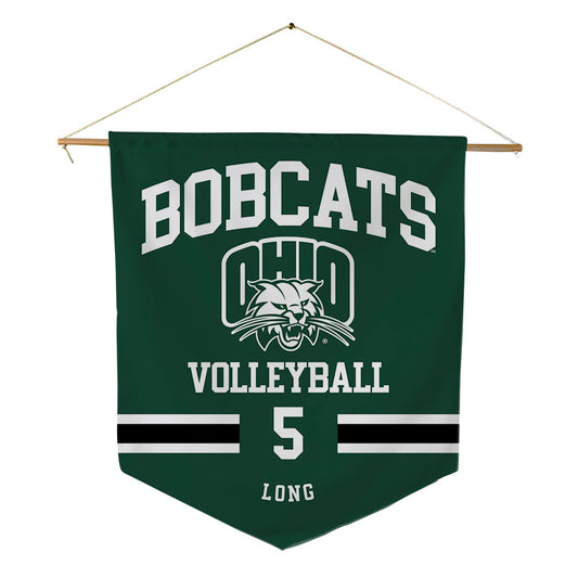 Ohio - NCAA Women's Volleyball : Madyson Long - Pennant - 18" x 21"-0