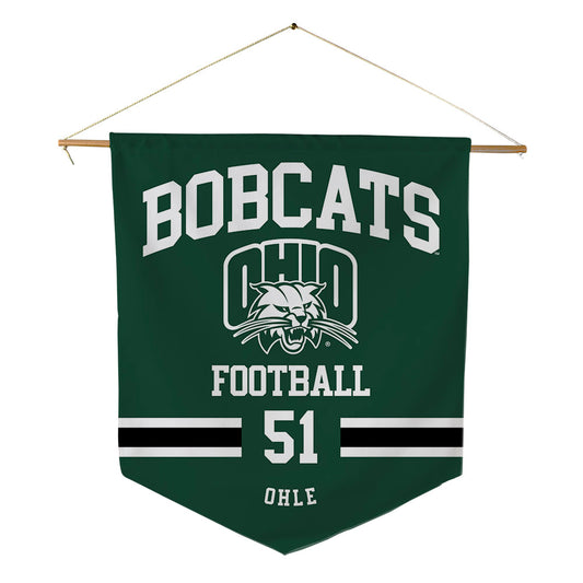 Ohio - NCAA Football : Maverick Ohle - Pennant - 18" x 21"-0