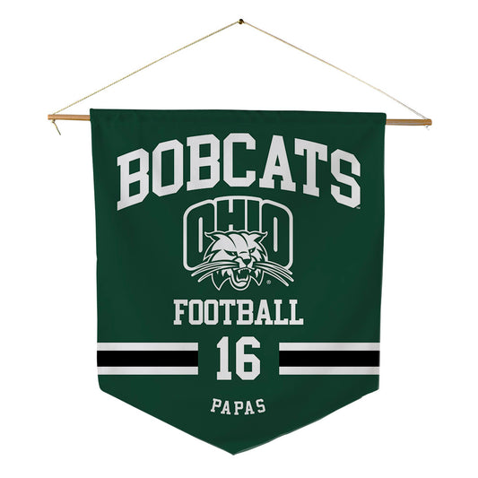 Ohio - NCAA Football : Matthew Papas - Pennant - 18" x 21"-0