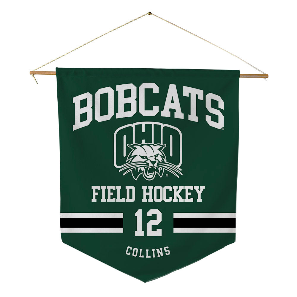 Ohio - NCAA Women's Field Hockey : Zoe Collins - Pennant - 18" x 21"-0