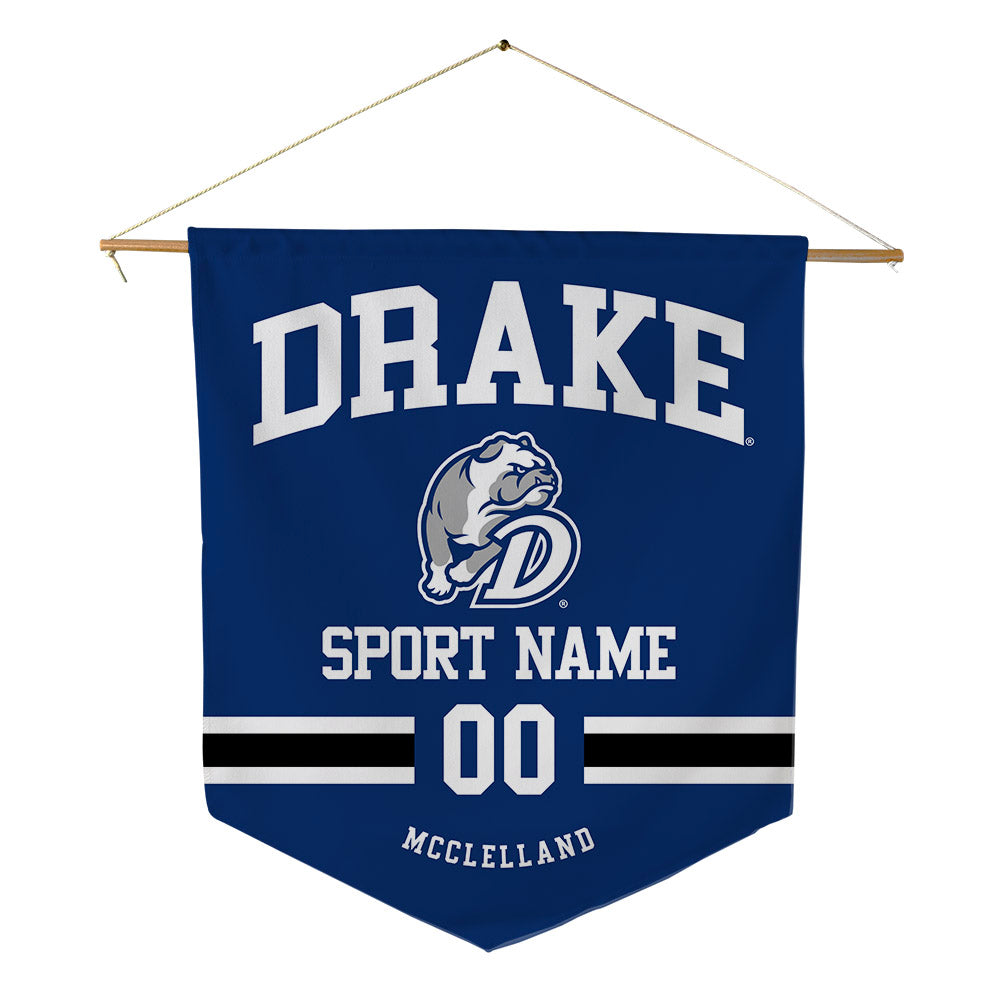 Drake - NCAA Football : Mason McClelland - Pennant - 18" x 21"-0