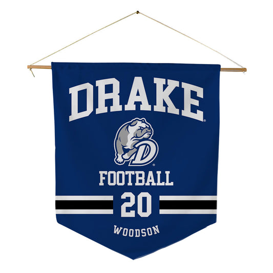 Drake - NCAA Football : Luke Woodson - Pennant - 18" x 21"-0