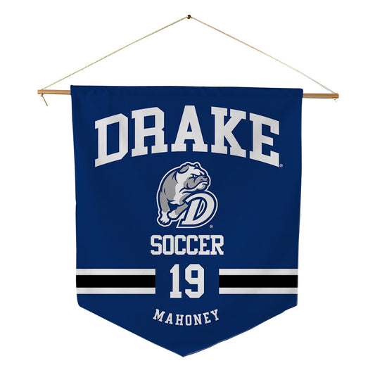Drake - NCAA Women's Soccer : Zoey Mahoney - Pennant - 18" x 21"-0