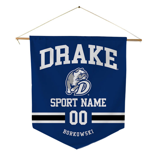 Drake - NCAA Women's Rowing : Zoey Borkowski - Pennant - 18" x 21"-0