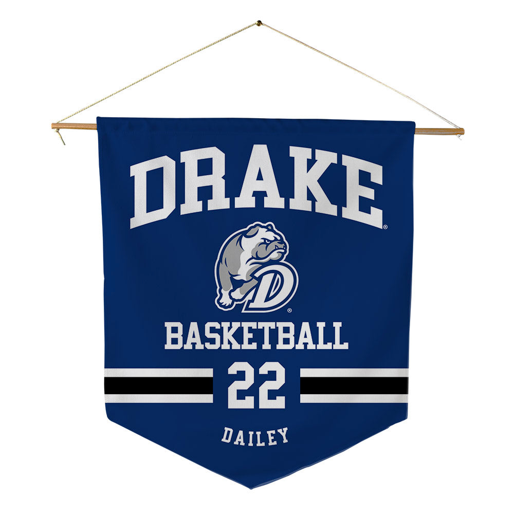 Drake - NCAA Women's Basketball : Brooklin Dailey - Pennant - 18" x 21"-0