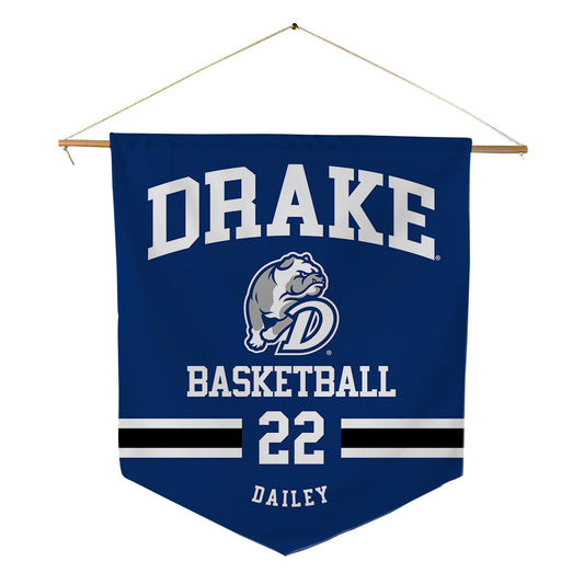 Drake - NCAA Women's Basketball : Brooklin Dailey - Pennant - 18" x 21"-0