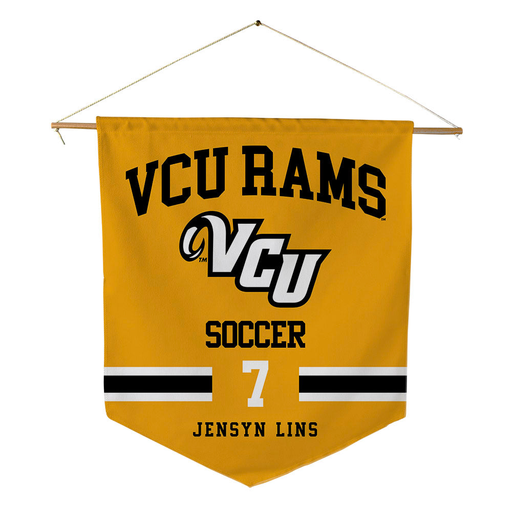 VCU - NCAA Women's Soccer : Jensyn Lins Jensyn Lins - Pennant - 18" x 21"-0