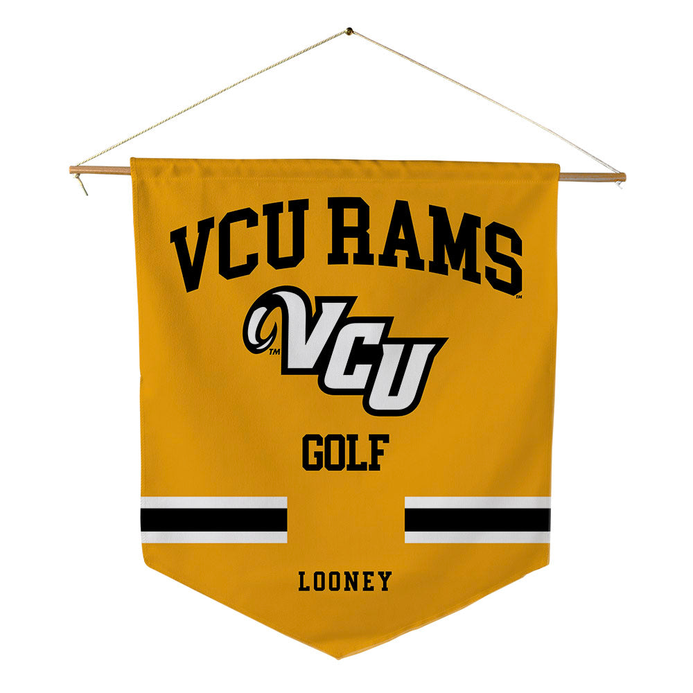 VCU - NCAA Men's Golf : Carson Looney - Pennant - 18" x 21"-0