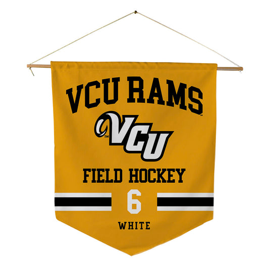 VCU - NCAA Women's Field Hockey : Mackenzie White - Pennant - 18" x 21"-0
