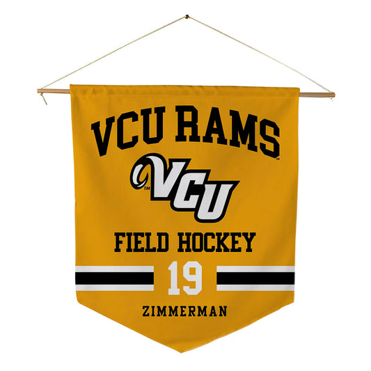 VCU - NCAA Women's Field Hockey : Hannah Zimmerman - Pennant - 18" x 21"-0