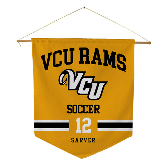 VCU - NCAA Women's Soccer : kendyl sarver - Pennant - 18" x 21"-0