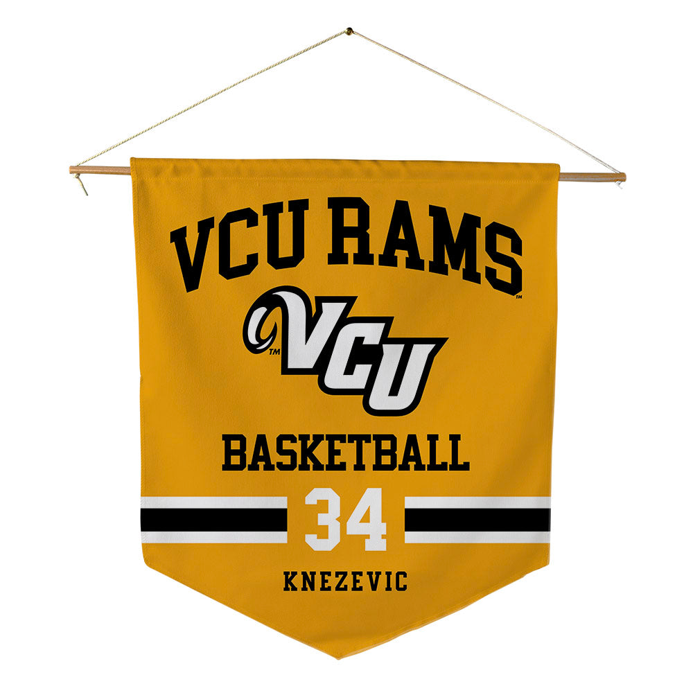 VCU - NCAA Women's Basketball : KATARINA KNEZEVIC - Pennant - 18" x 21"-0